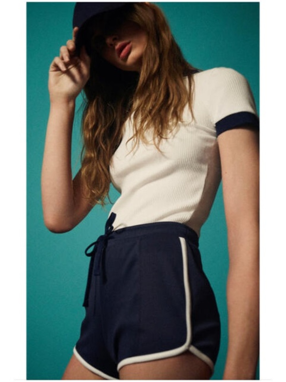 Zara Ribbed Top / T shirt NWT
